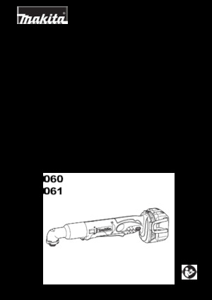 Șurubelnițe cu impact, fără fir, & chei fixe Makita DTL061 