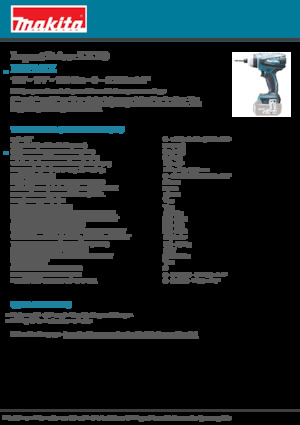 Șurubelnițe cu impact, fără fir, & chei fixe Makita DTP141Z