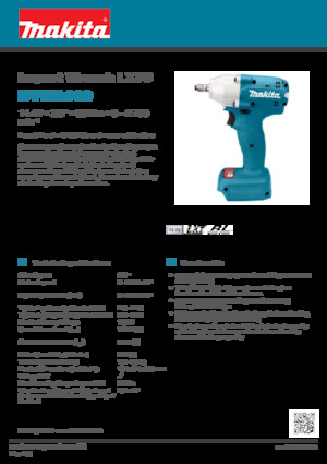 Șurubelnițe cu impact, fără fir, & chei fixe Makita DTWA100