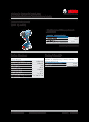 Șurubelnițe cu impact, fără fir, & chei fixe Bosch GDR 18V-160