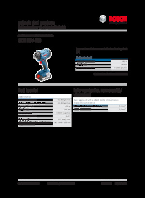 Șurubelnițe cu impact, fără fir, & chei fixe Bosch GDR 18V-160