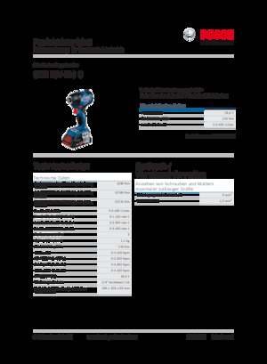 Șurubelnițe cu impact, fără fir, & chei fixe Bosch GDR 18V-210 C