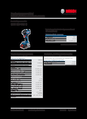 Șurubelnițe cu impact, fără fir, & chei fixe Bosch GDR 18V-210 C