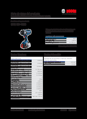 Șurubelnițe cu impact, fără fir, & chei fixe Bosch GDS 18V-1000