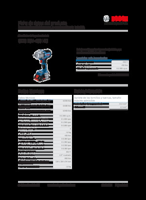 Șurubelnițe cu impact, fără fir, & chei fixe Bosch GDS 18V-450 HC
