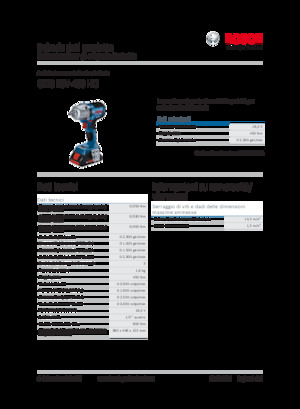 Șurubelnițe cu impact, fără fir, & chei fixe Bosch GDS 18V-450 HC