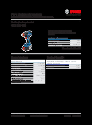 Șurubelnițe cu impact, fără fir, & chei fixe Bosch GDX 18V-200