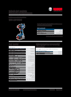 Șurubelnițe cu impact, fără fir, & chei fixe Bosch GDX 18V-210 C