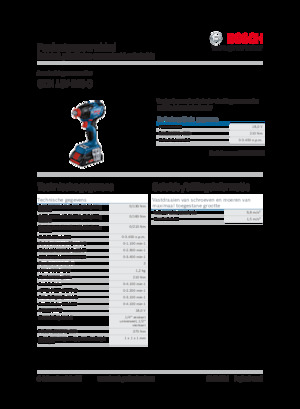 Șurubelnițe cu impact, fără fir, & chei fixe Bosch GDX 18V-210 C