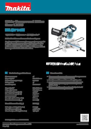 Fierăstraie de onglet fără fir Makita DLS714N