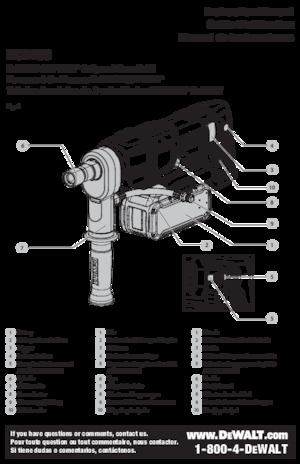 Ciocane rotative fără fir (SDS) DEWALT DCD150Z2