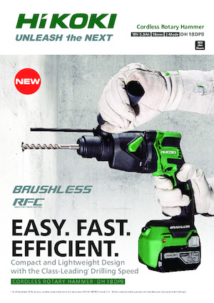 Ciocane rotative fără fir (SDS) HiKOKI DH18DPB