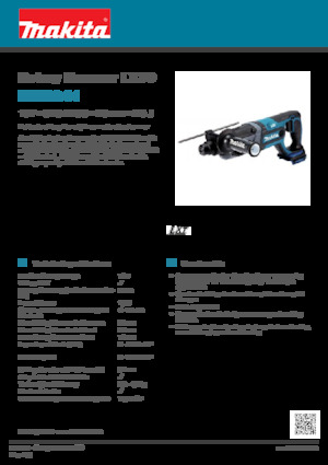 Ciocane rotative fără fir (SDS) Makita DHR241