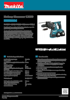 Ciocane rotative fără fir (SDS) Makita DHR281
