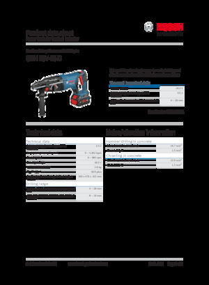 Ciocane rotative fără fir (SDS) Bosch GBH 18V-26 D