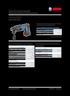 Ciocane rotative fără fir (SDS) Bosch GBH 18V-26 D