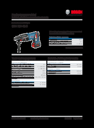 Ciocane rotative fără fir (SDS) Bosch GBH 18V-26 D