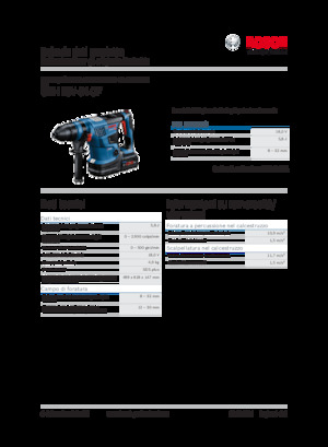 Ciocane rotative fără fir (SDS) Bosch GBH 18V-34 CF