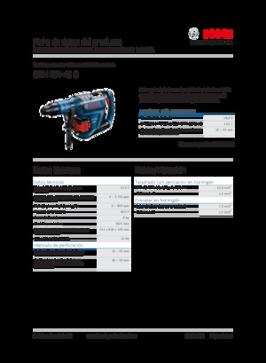 Ciocane rotative fără fir (SDS) Bosch GBH 18V-45 C
