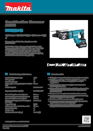 Ciocane rotative fără fir (SDS) Makita HR007G