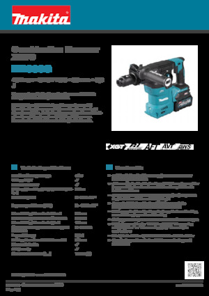 Ciocane rotative fără fir (SDS) Makita HR009G