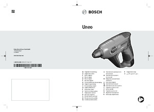 Ciocane rotative fără fir (SDS) Bosch Uneo