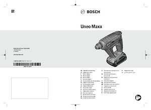 Ciocane rotative fără fir (SDS) Bosch Uneo Maxx