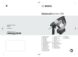 Ciocane rotative fără fir (SDS) Bosch UniversalHammer 18V