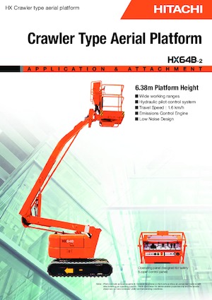 Nacele cu braț articulat pe șenile Hitachi HX 64 B 2