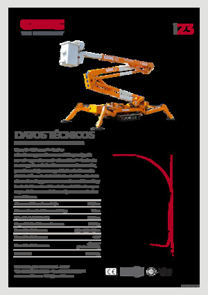 Nacele cu braț articulat pe șenile CMC i23