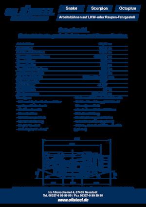 Nacele cu braț articulat pe șenile Oil & Steel Octoplus 21