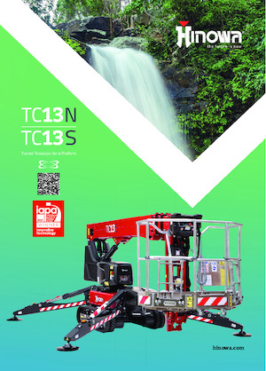 Nacele cu braț articulat pe șenile Hinowa TeleCrawler 13S