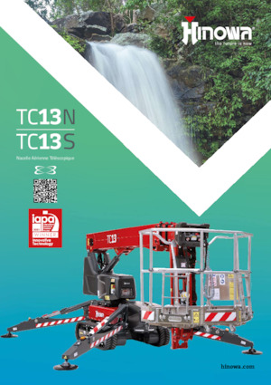 Nacele cu braț articulat pe șenile Hinowa TeleCrawler 13S