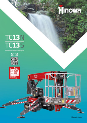 Nacele cu braț articulat pe șenile Hinowa TeleCrawler 13S