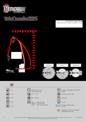 Nacele cu braț articulat pe șenile Hinowa TeleCrawler 22S