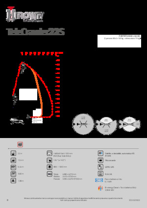Nacele cu braț articulat pe șenile Hinowa TeleCrawler 22S