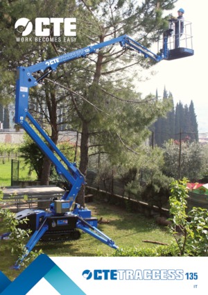 Nacele cu braț articulat pe șenile CTE Traccess 135