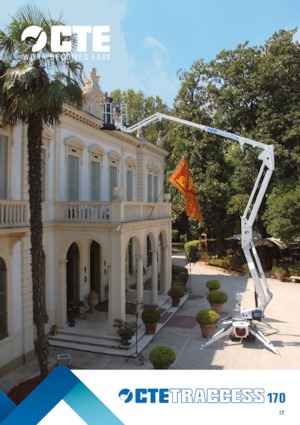 Nacele cu braț articulat pe șenile CTE Traccess 170 E