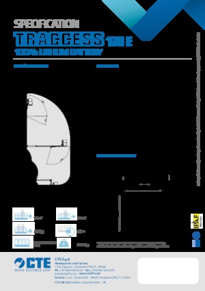 Nacele cu braț articulat pe șenile CTE Traccess 170 E