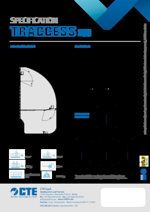 Nacele cu braț articulat pe șenile CTE Traccess 230