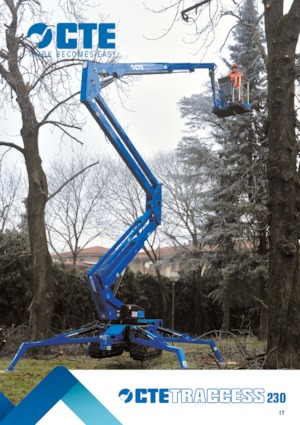 Nacele cu braț articulat pe șenile CTE Traccess 230