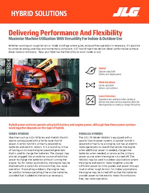 Nacele cu braț articulat pe șenile JLG X770AJ