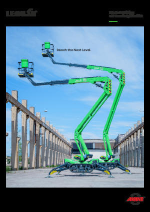 Nacele cu braț articulat pe șenile Leguan 225