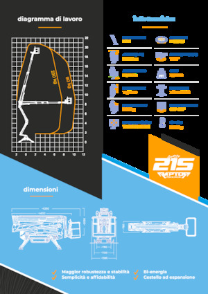 Nacele cu braț articulat pe șenile Socage Raptor 21 S