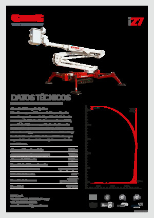 Nacele cu braț articulat pe șenile CMC i27