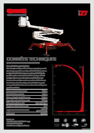 Nacele cu braț articulat pe șenile CMC i27