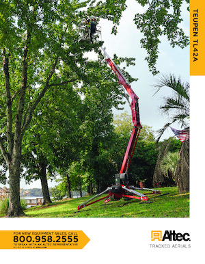 Nacele cu braț articulat pe șenile TEUPEN TL42A