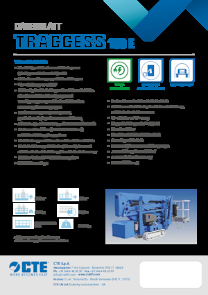 Nacele cu braț articulat pe șenile CTE Traccess 160 E