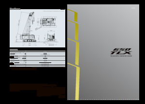 Macarale pe șenile - braț cu zăbrele Hitachi Sumitomo 650TLX