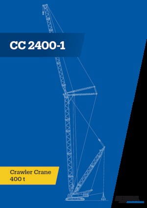 Macarale pe șenile - braț cu zăbrele Demag CC 2400-1